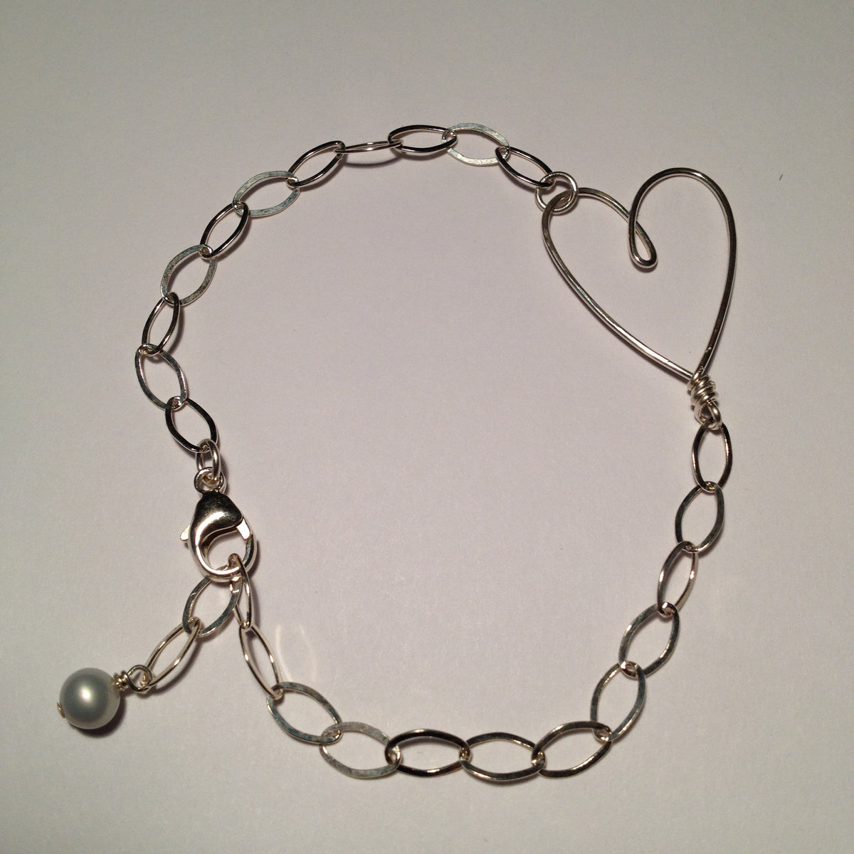 Sideways Heart Bracelet, Beth Jewelry