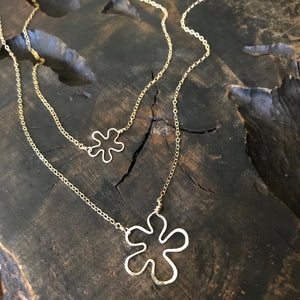 Matching Flower Necklaces for Mother & Daughter