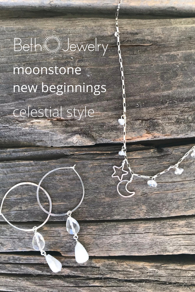 The Magic of the Moon in Delicate Hoops and More