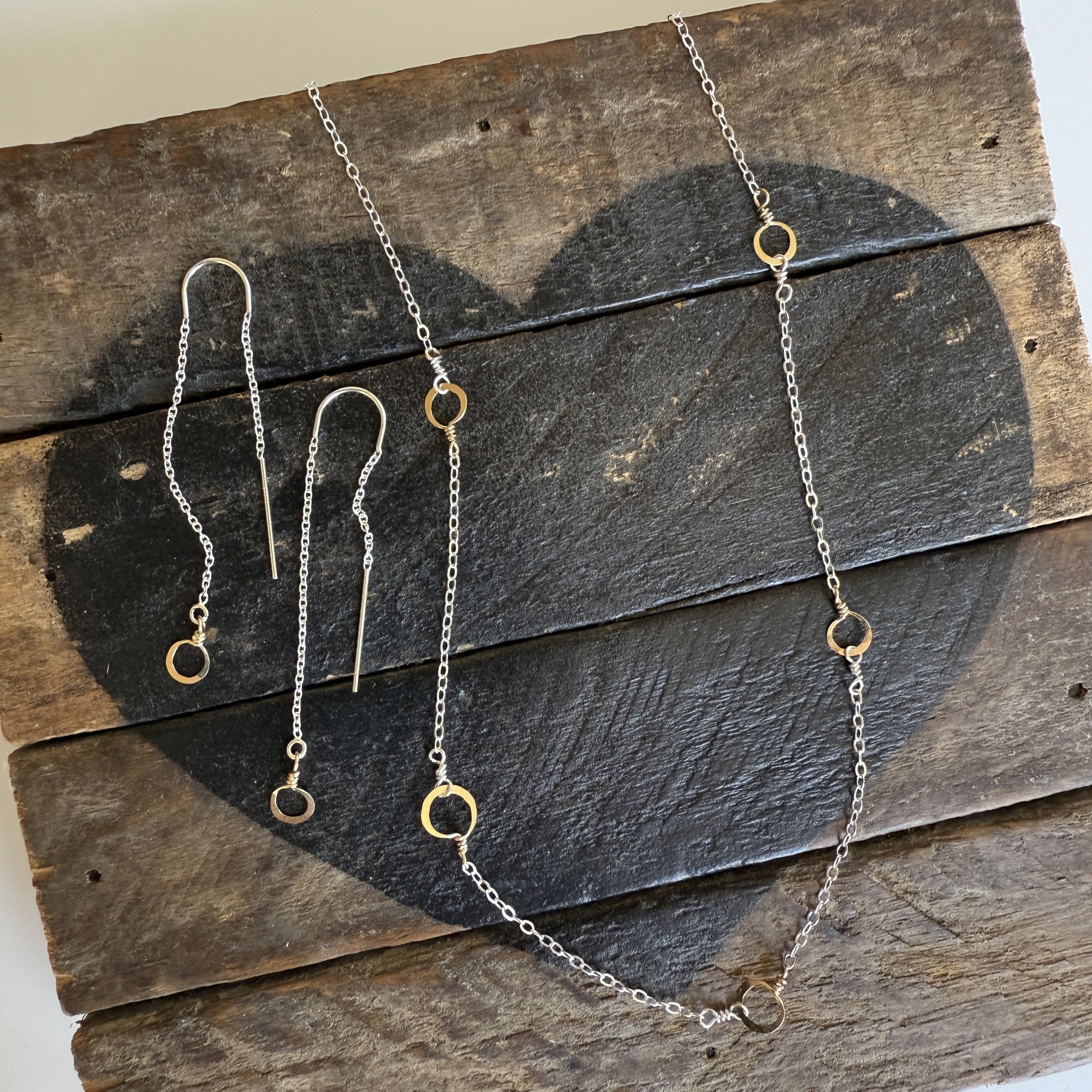 Tiniest 6 Circles Necklace