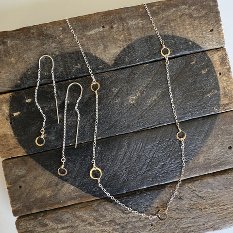 Tiniest 6 Circles Necklace