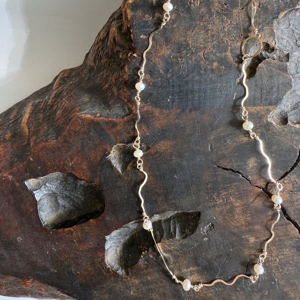 Pearl Waves Necklace