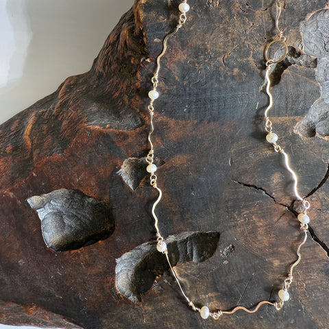 Pearl Waves Necklace