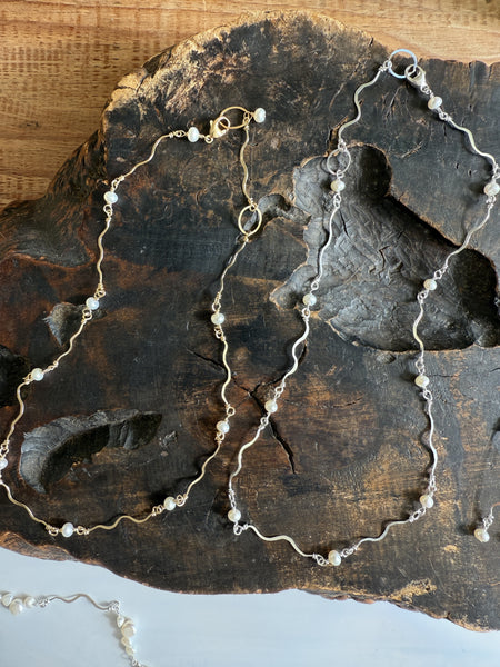 Pearl Waves Necklace