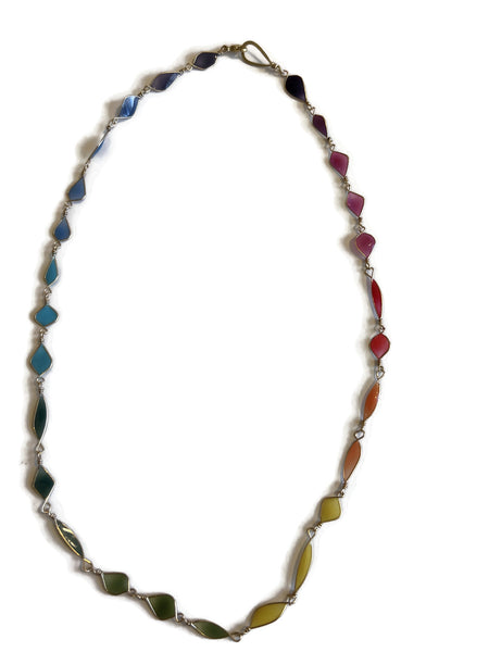 All Around Colorful Rainbow Necklace