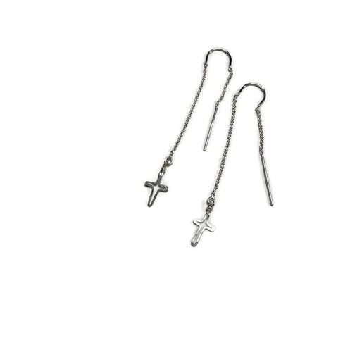 Cross Threader Earrings