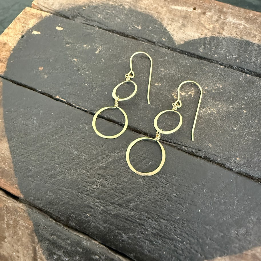 2 Circles Earrings