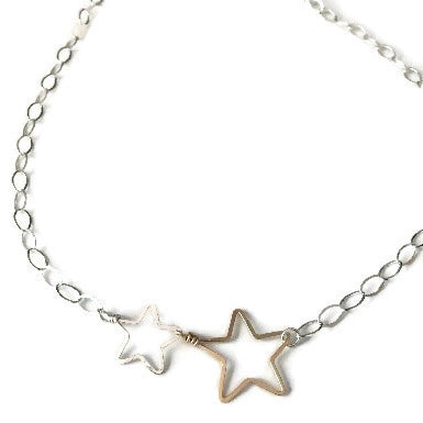 2 Stars Necklace