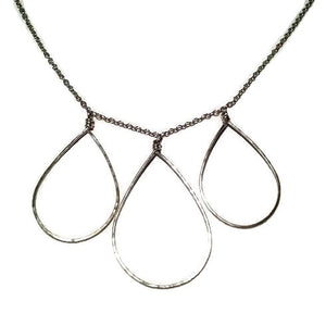 Beth Jewelry, handmade 3 teardrops necklace