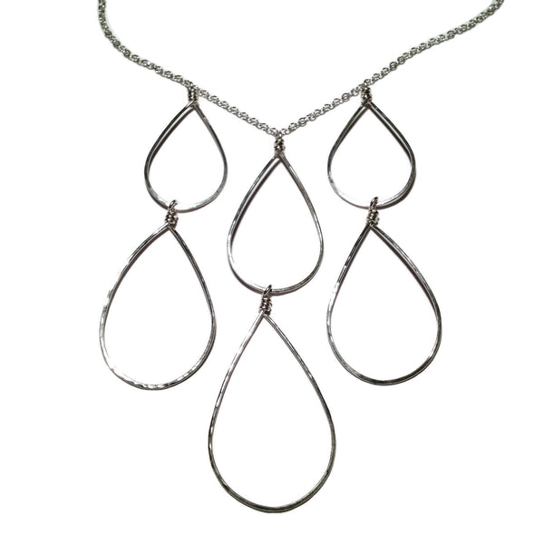 Beth Jewelry, handmade 6 teardrops necklace