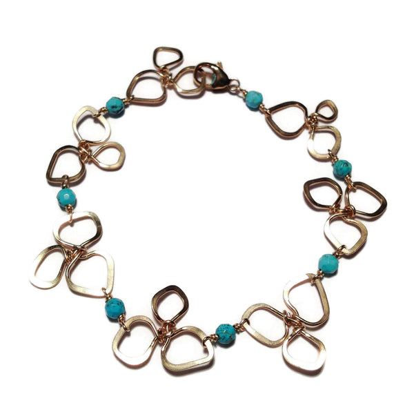 Beth Jewelry, handmade blossoms bracelet