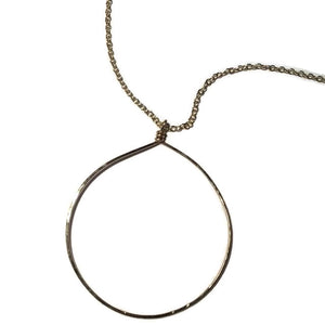 Beth Jewelry, handmade circle necklace