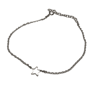 Beth jewelry delicate tiny star anklet, adjustable