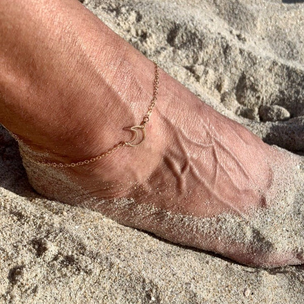 Tiny Moon Anklet