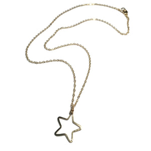 Beth Jewelry, handmade medium star necklace